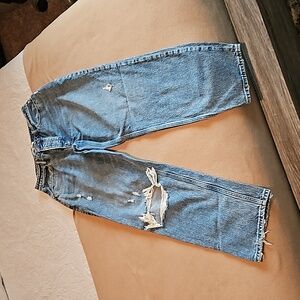 Abercrombie & Fitch Curve Love The Dad High Rise